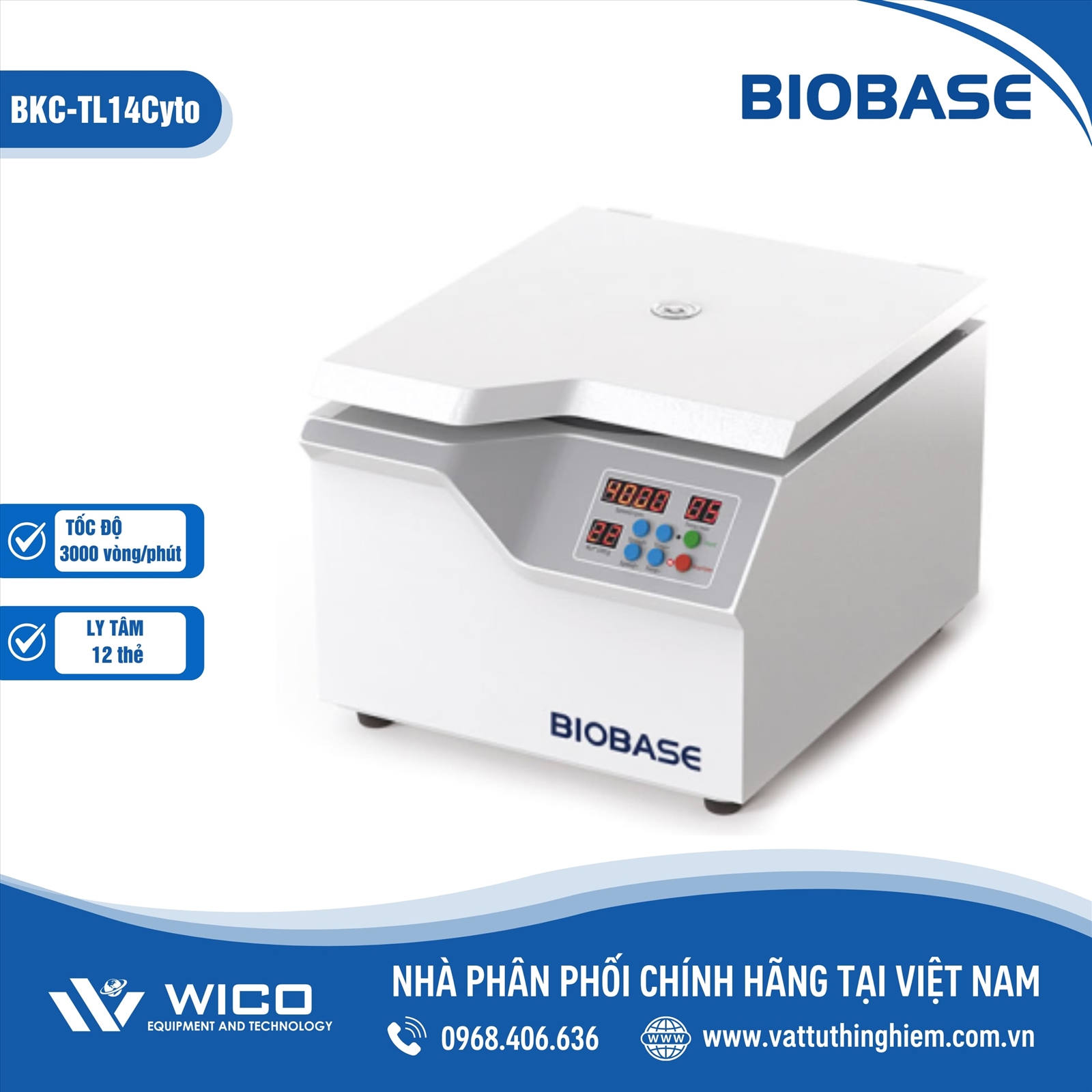 Máy Ly Tâm BKC-TL14Cyto Biobase Trung Quốc