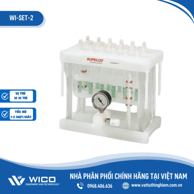 Bộ chiết pha rắn thủ công WI 12 vị trí WI-SET-2