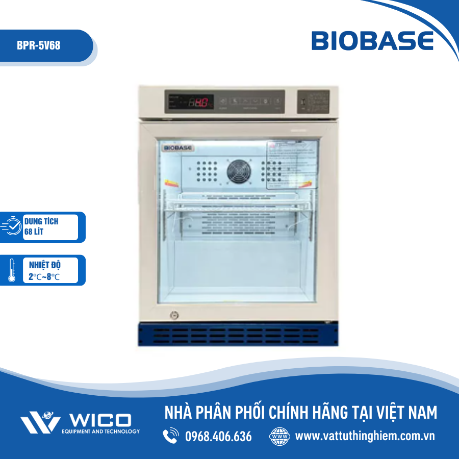 Tủ Bảo Quản Dược Phẩm - Vắc Xin Biobase BPR-5V68