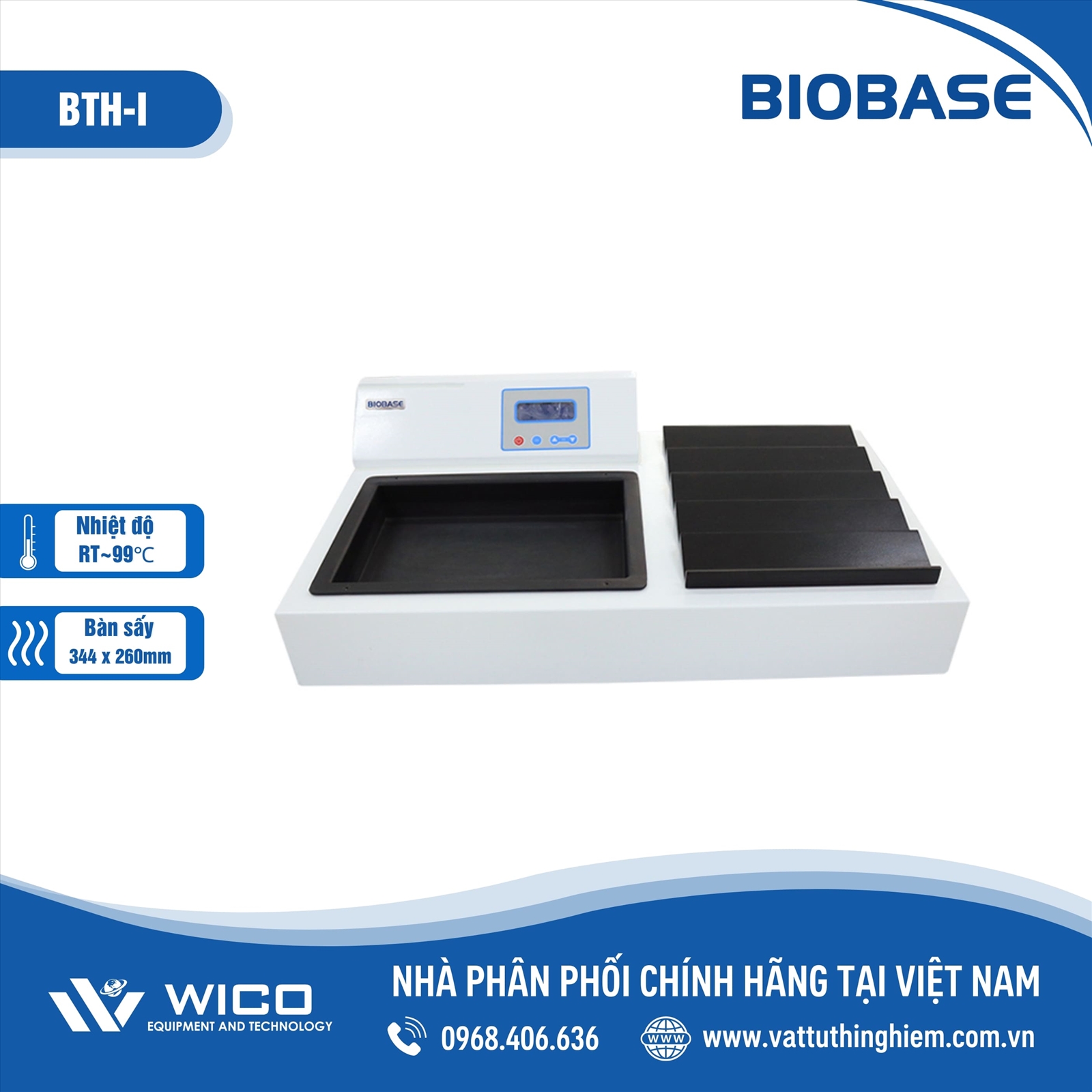 Máy Sấy Lam Kính Kèm Bể Căng Mô Biobase BTH-I