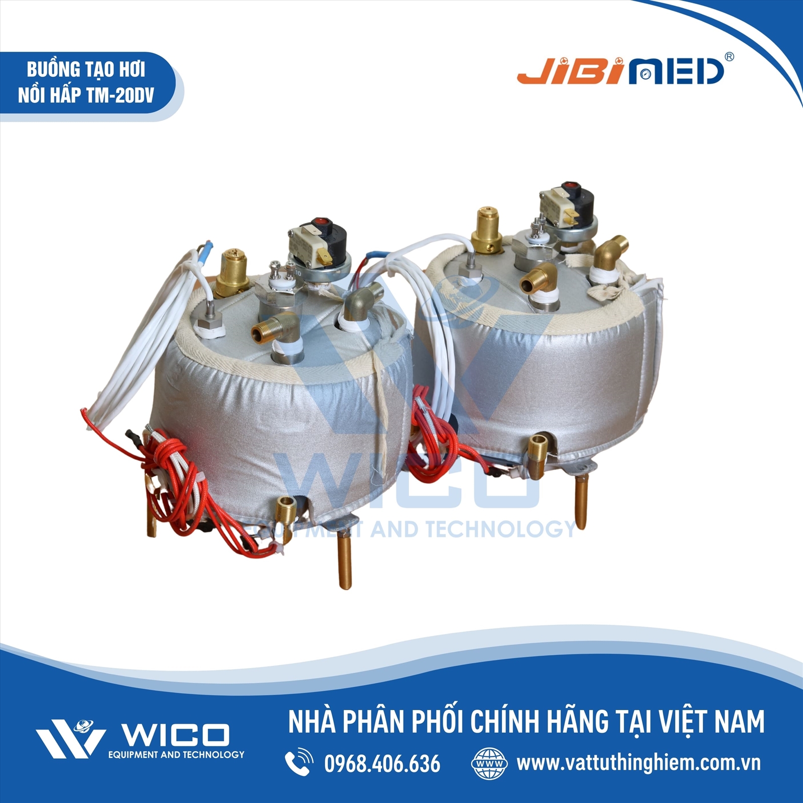 Buồng Tạo Hơi Cho Nồi Hấp Jibimed | TM-20DV