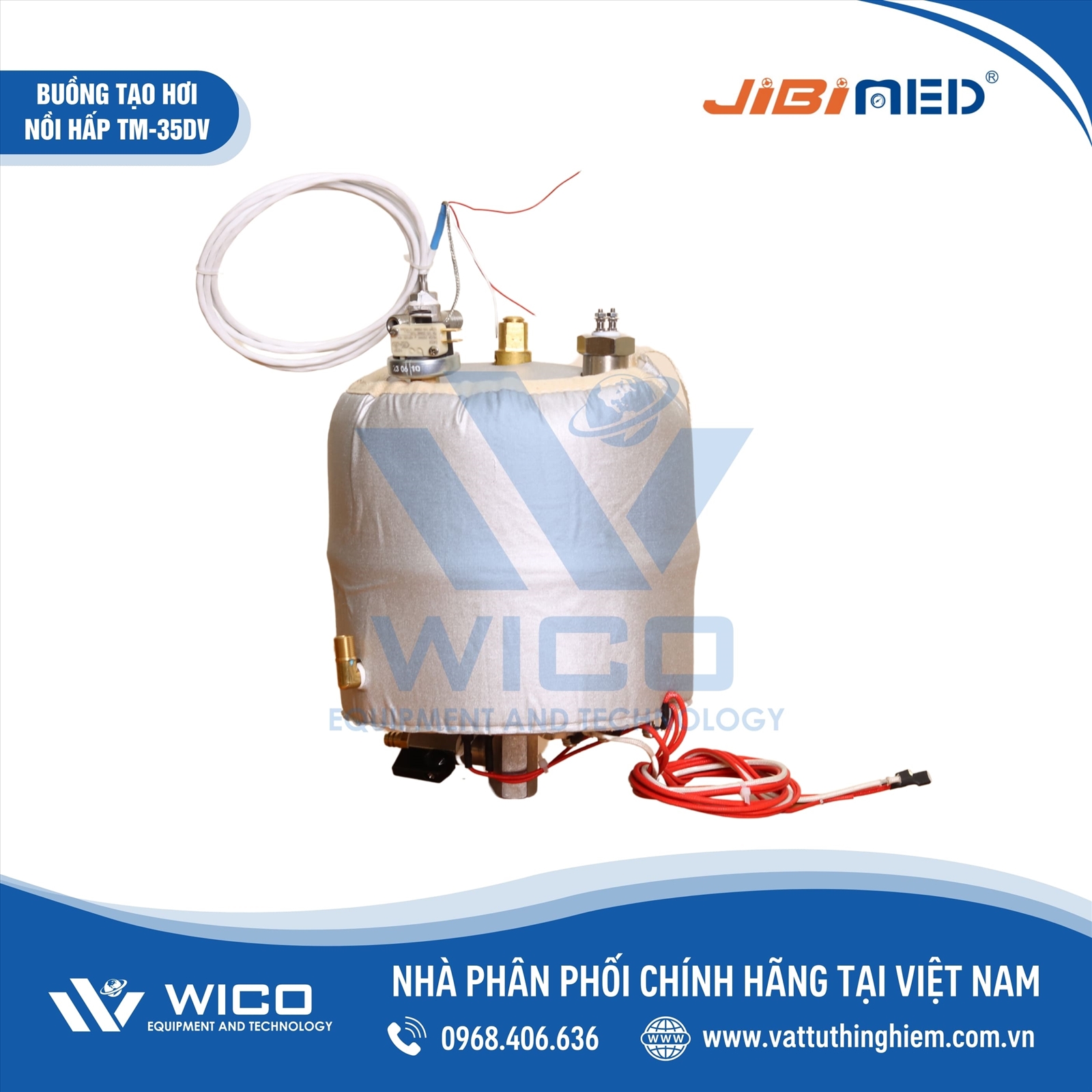 Buồng Tạo Hơi Cho Nồi Hấp Jibimed | TM-35DV