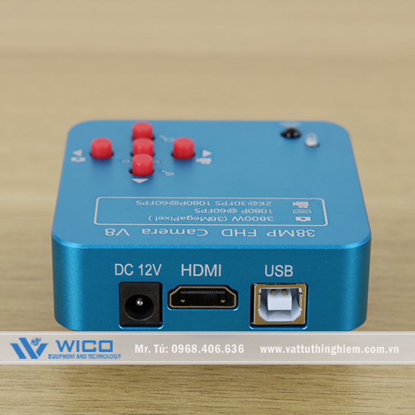 Camera CCD-38MP trích xuất dữ liệu thông qua Cổng kết nối HDMI / USB