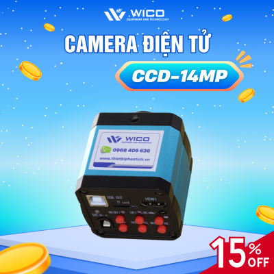 Camera Chuyên Dụng Cho Kính Hiển Vi 14MP CCD-14MP