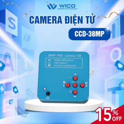 Camera Chuyên Dụng Cho Kính Hiển Vi 38MP Wico CCD-38MP