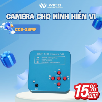 Camera Chuyên Dụng Cho Kính Hiển Vi 38MP Wico CCD-38MP