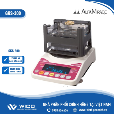 Cân Kiểm Tra Vàng/ Bạc/ Platin GKS-300 Alfa Mirage - Nhật Bản