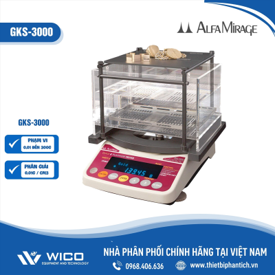 Cân Kiểm Tra Vàng/ Bạc/ Platin GKS-3000 Alfa Mirage - Nhật Bản