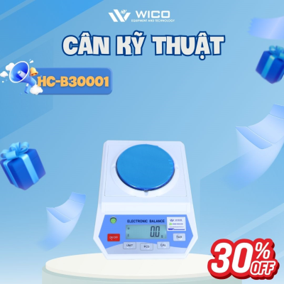 Cân kỹ thuật 1 số lẻ 3kg/0.1g Labex- Anh HC-B30001