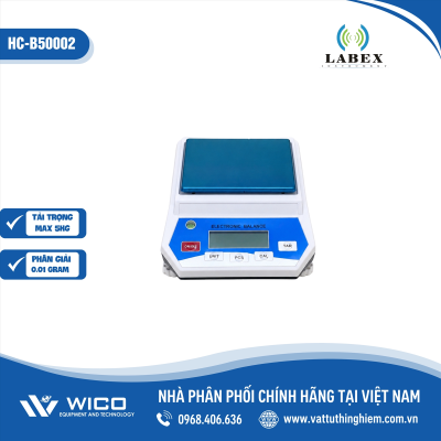 Cân kỹ thuật 2 số lẻ 5000g/0.01g Labex- Anh HC-B50002