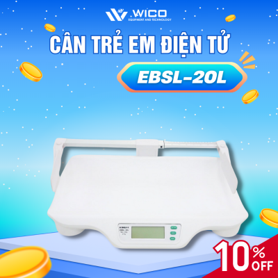 Cân Trẻ Em Điện Tử Kèm Thước Đo EBSL-20L