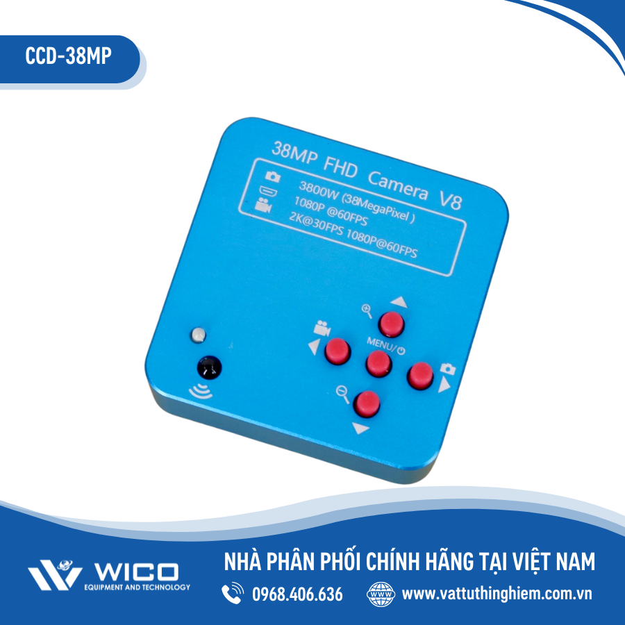 Camera Chuyên Dụng Cho Kính Hiển Vi 38MP Wico CCD-38MP