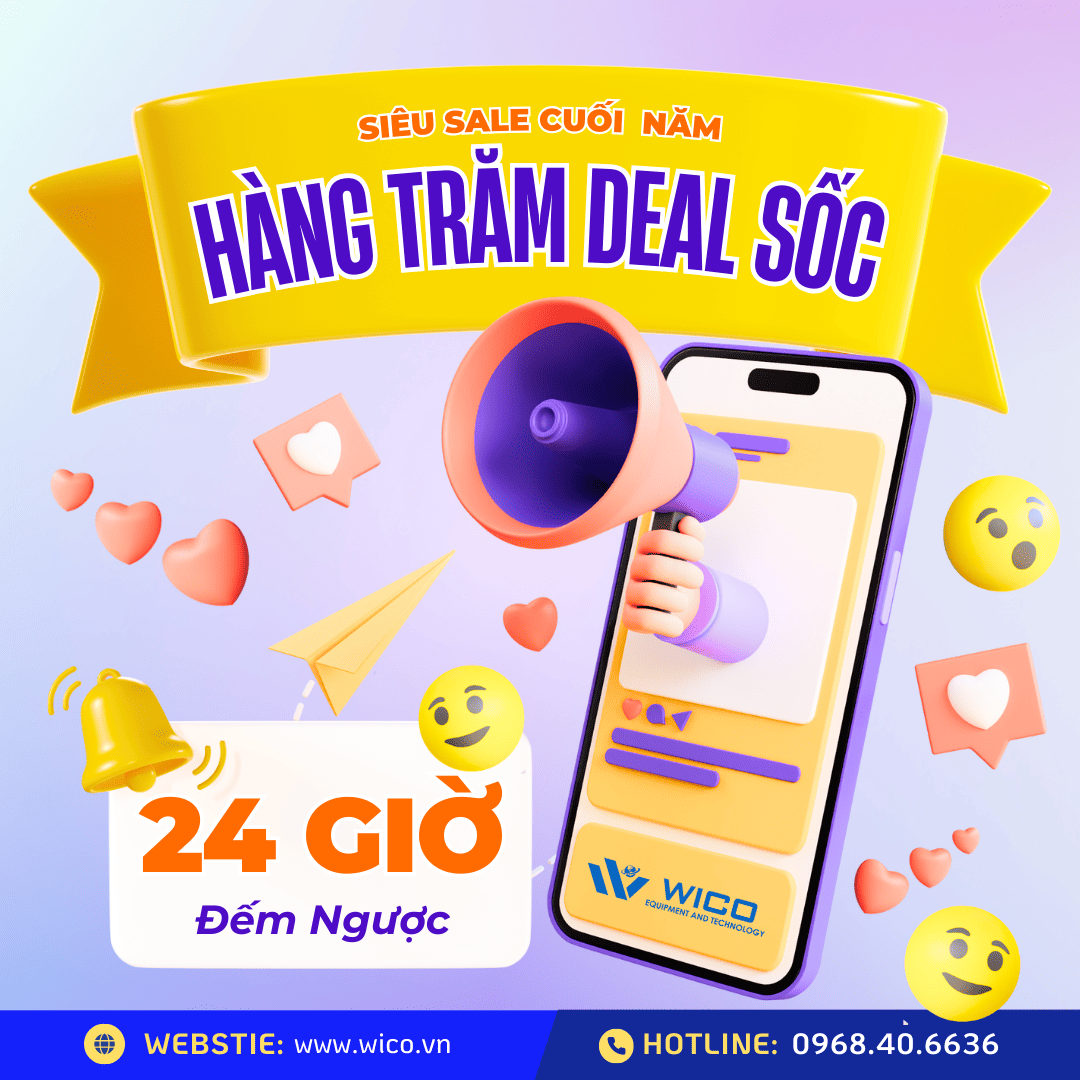 Chỉ Còn 24 Giờ Cuối Cùng Cho Siêu Sale 12-12 Cùng Wico!