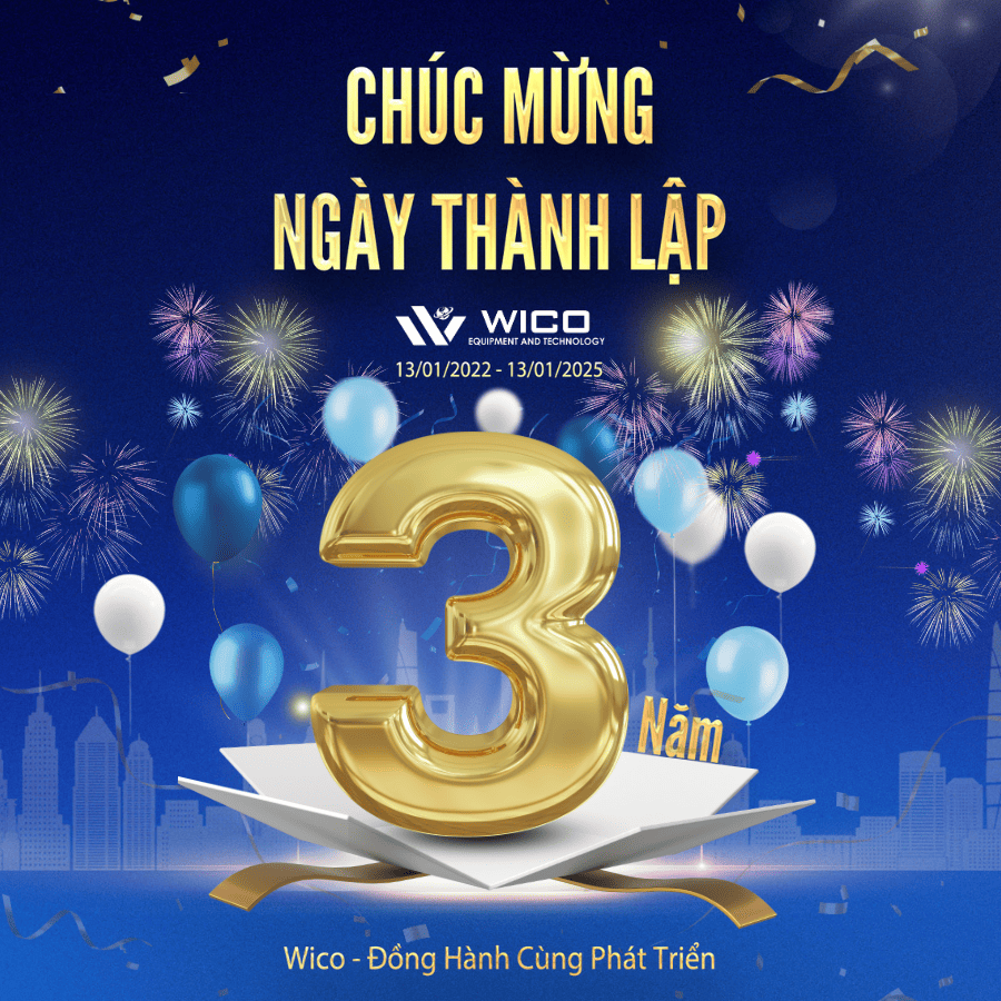 Chúc Mừng 03 Năm Ngày Thành Lập Công ty Wico