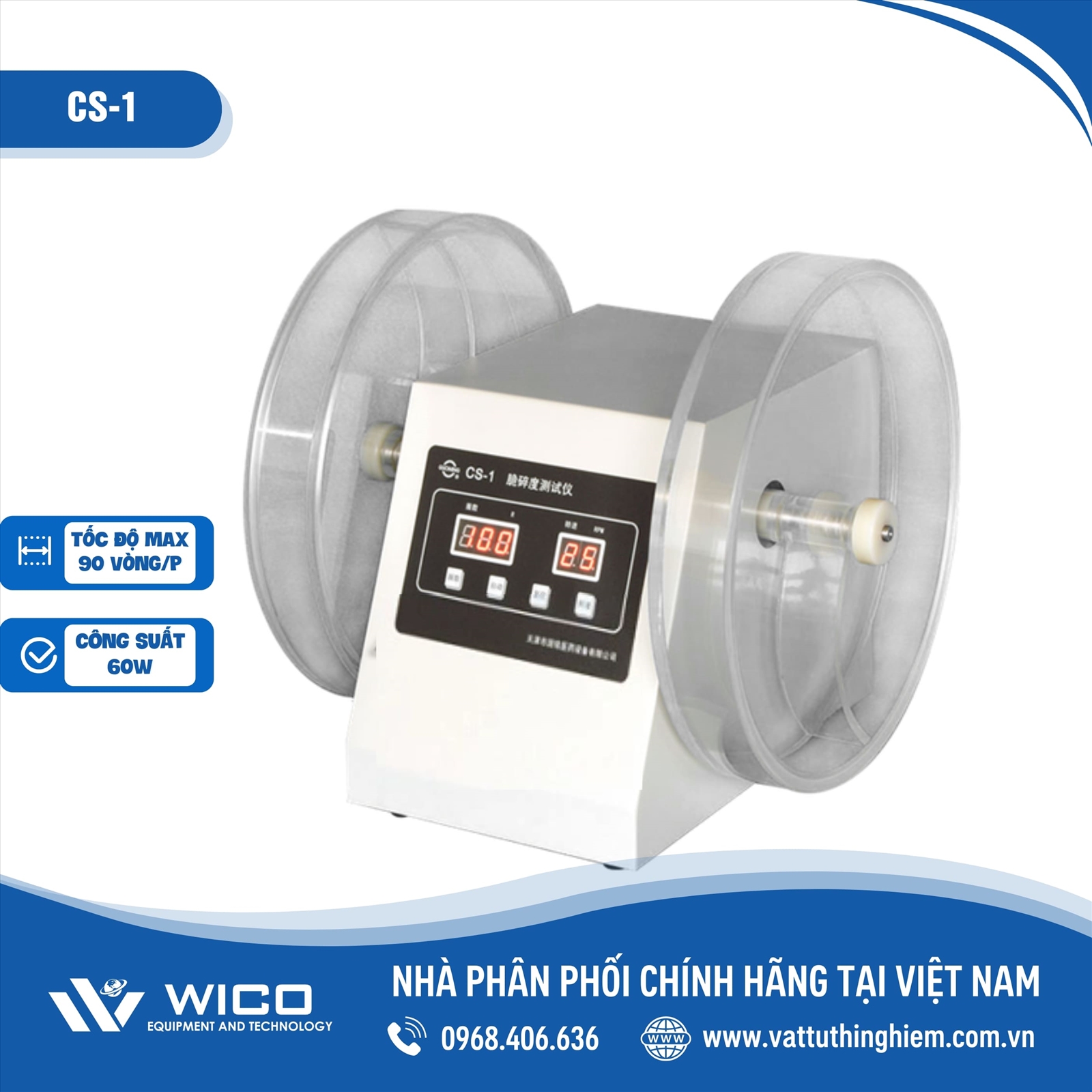 Máy đo độ mài mòn CS-1 | Hãng Guoming