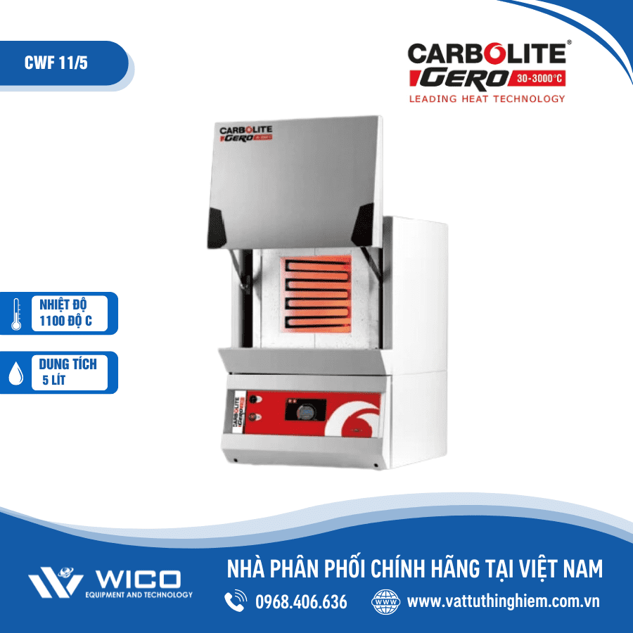 LÒ NUNG CHUYÊN DỤNG CARBOLITE 1100 ĐỘ 5 LÍT CWF 11/5