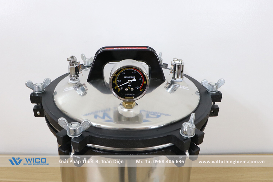 Đồng hồ đo áp suất Nồi hấp Jibimed YX-18LM