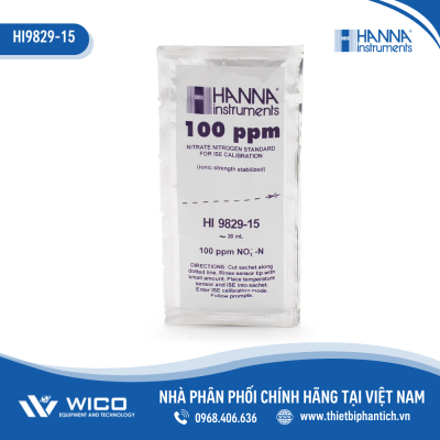 Dung Dịch Hiệu Chuẩn Nitrat 100ppm Hanna HI9829-15