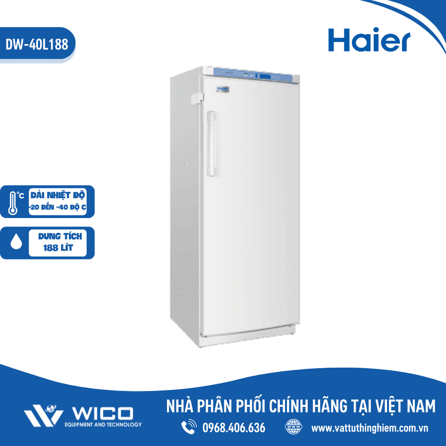 Tủ Lạnh Âm Sâu Haier -40 độ C DW-40L188 | 188 Lít