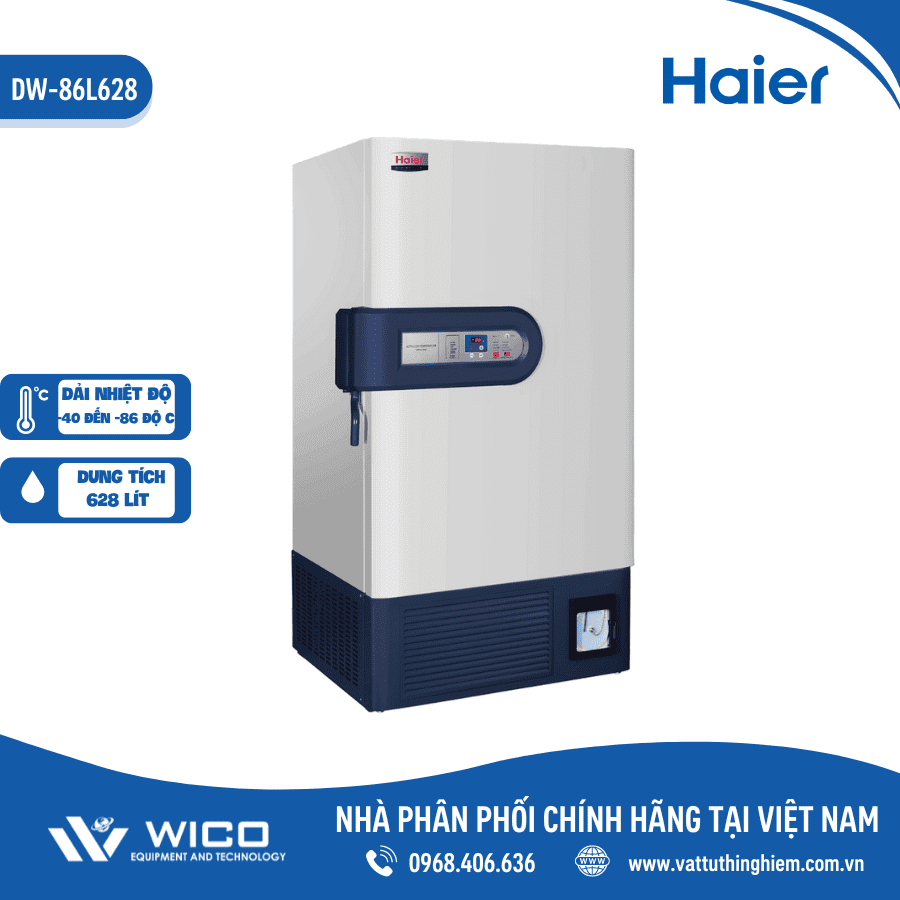 Tủ bảo quản âm sâu Haier âm 86 độ C DW-86L628 | 628 Lít