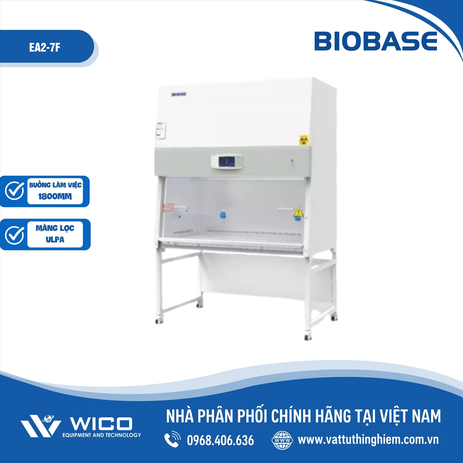 TỦ AN TOÀN SINH HỌC CẤP II BIOBASE 2-7F