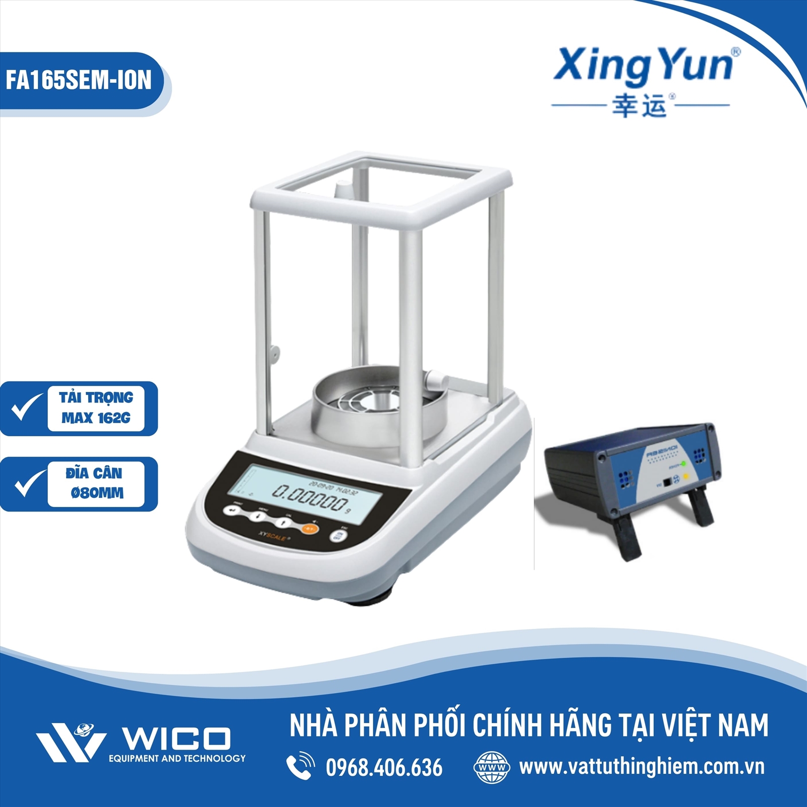 Cân phân tích 5 số lẻ XingYun FA165SEM-ION | 162g