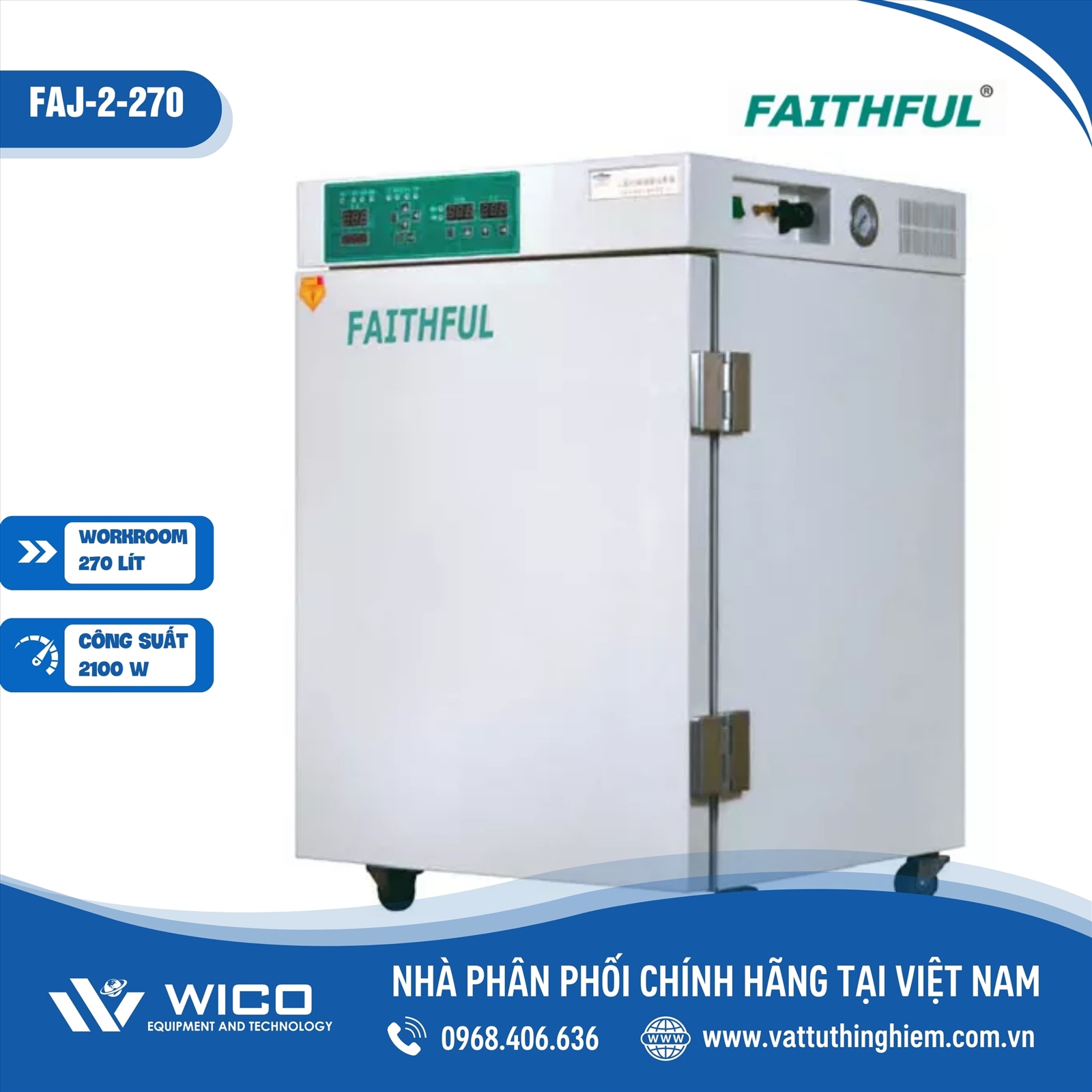 Tủ ấm CO2 270 lít Trung Quốc FAJ-2-270 (Faithful)