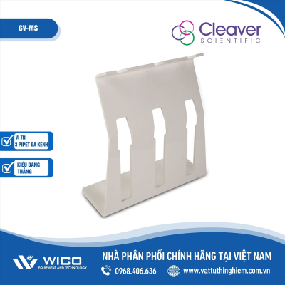 Giá đỡ Pipet đa kênh 3 vị trí Cleaver Scientific CV-MS