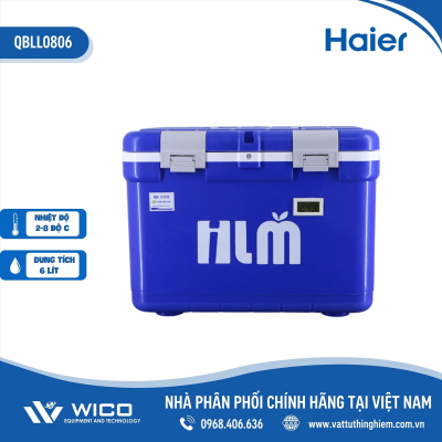 Hộp Bảo Quản Mẫu Haier 2-8 độ C Xách Tay QBLL0806