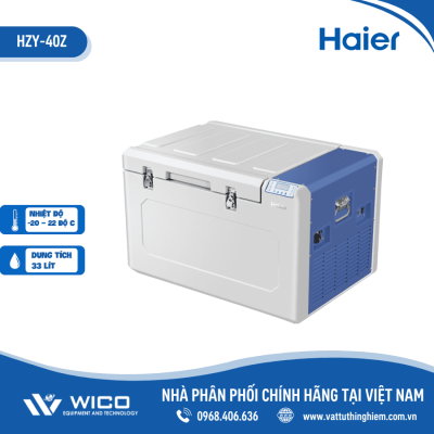 Hộp bảo quản vận chuyển vắc xin dược phẩm Haier -20 độ C, 33 lít HZY-40Z