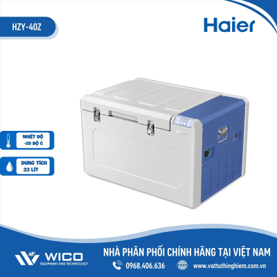 Hộp bảo quản vận chuyển vắc xin dược phẩm Haier -20 độ C, 33 lít HZY-40Z