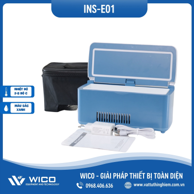 Hộp Giữ Lạnh Insulin Trung Quốc INS-E01 - Màu Xanh