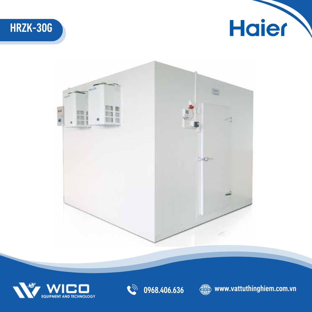Kho lạnh bảo quản dược phẩm, vắc xin Haier 2-8 độ C, 30m3 HRZK-30G