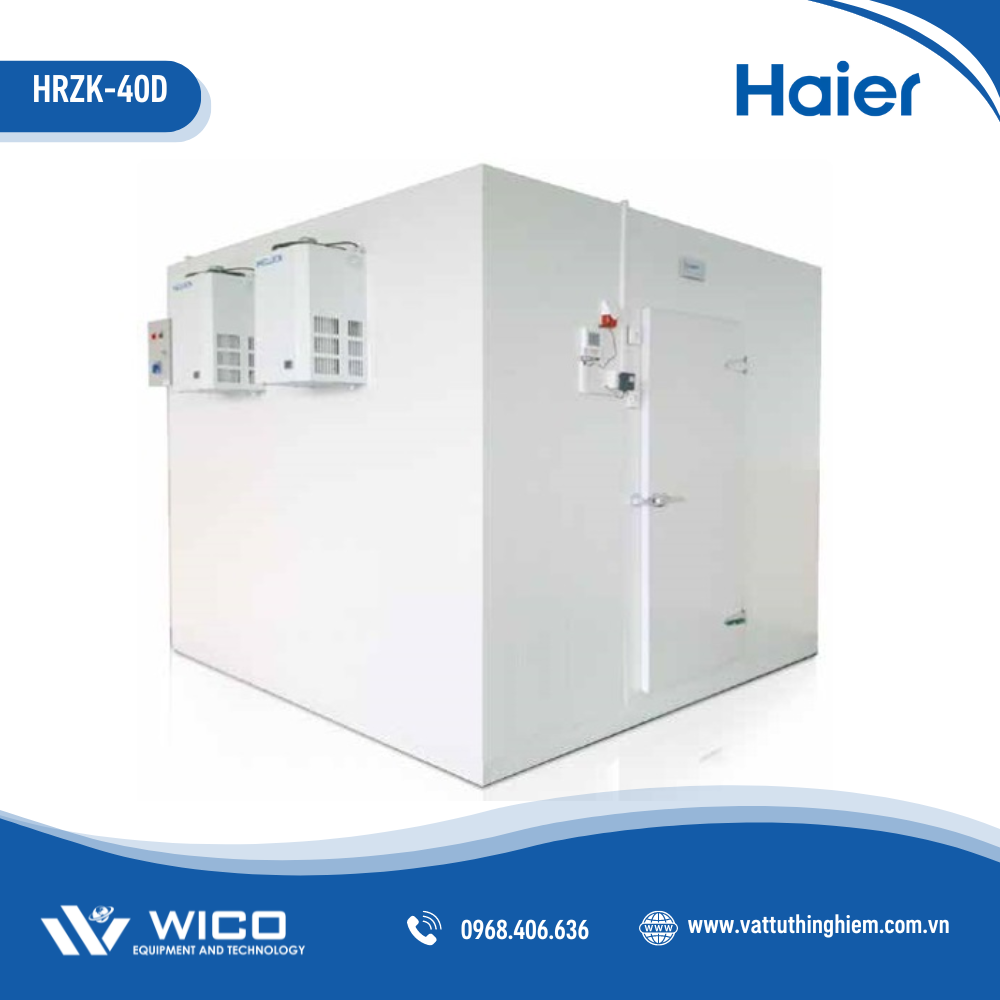 Kho lạnh bảo quản dược phẩm, vắc xin Haier 40m3 HRZK-40D