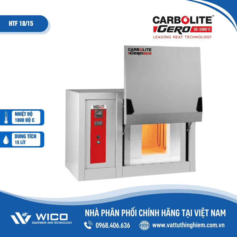 LÒ NUNG CARBOLITE NHIỆT ĐỘ CAO HTF 18/15