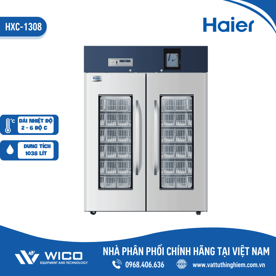 Tủ trữ máu chuyên dụng Haier 1308 lít HXC-1308 | 1308 Lít