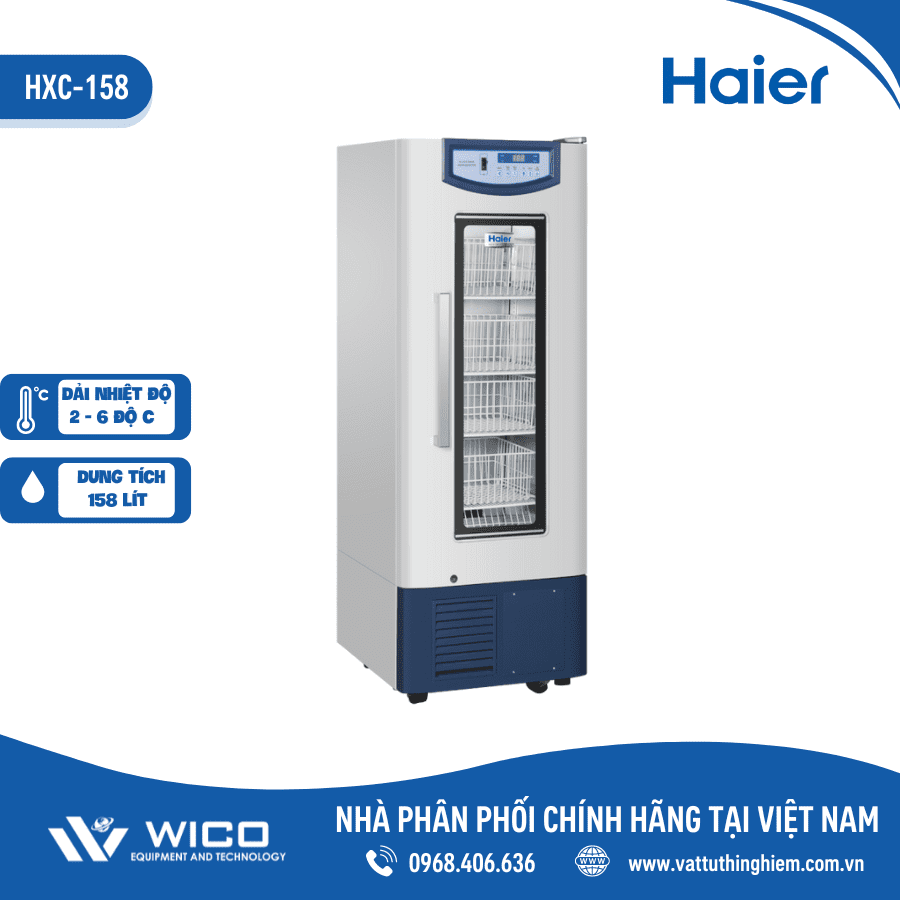 Tủ trữ máu chuyên dụng Haier 158 lít HXC-158 | 158 Lít