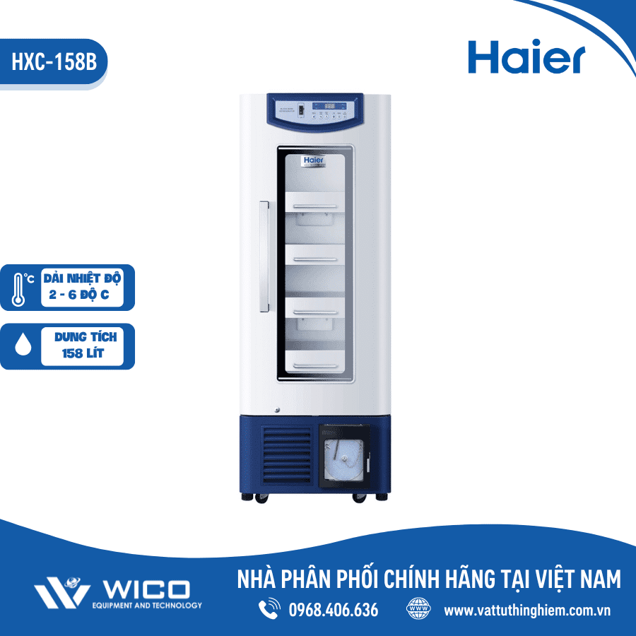 Tủ trữ máu chuyên dụng Haier 158 lít HXC-158B | 158 Lít