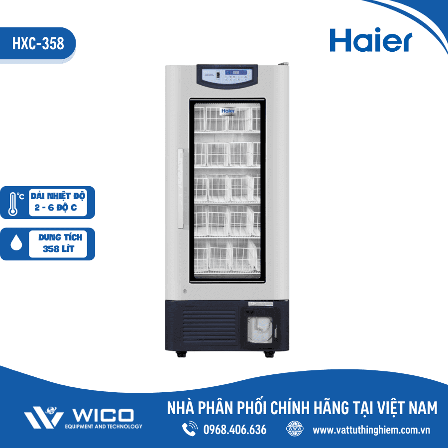 Tủ trữ máu chuyên dụng Haier 358 lít HXC-358 | 358 Lít