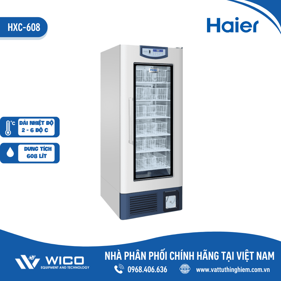 Tủ trữ máu chuyên dụng Haier 608 lít HXC-608 | 608 Lít