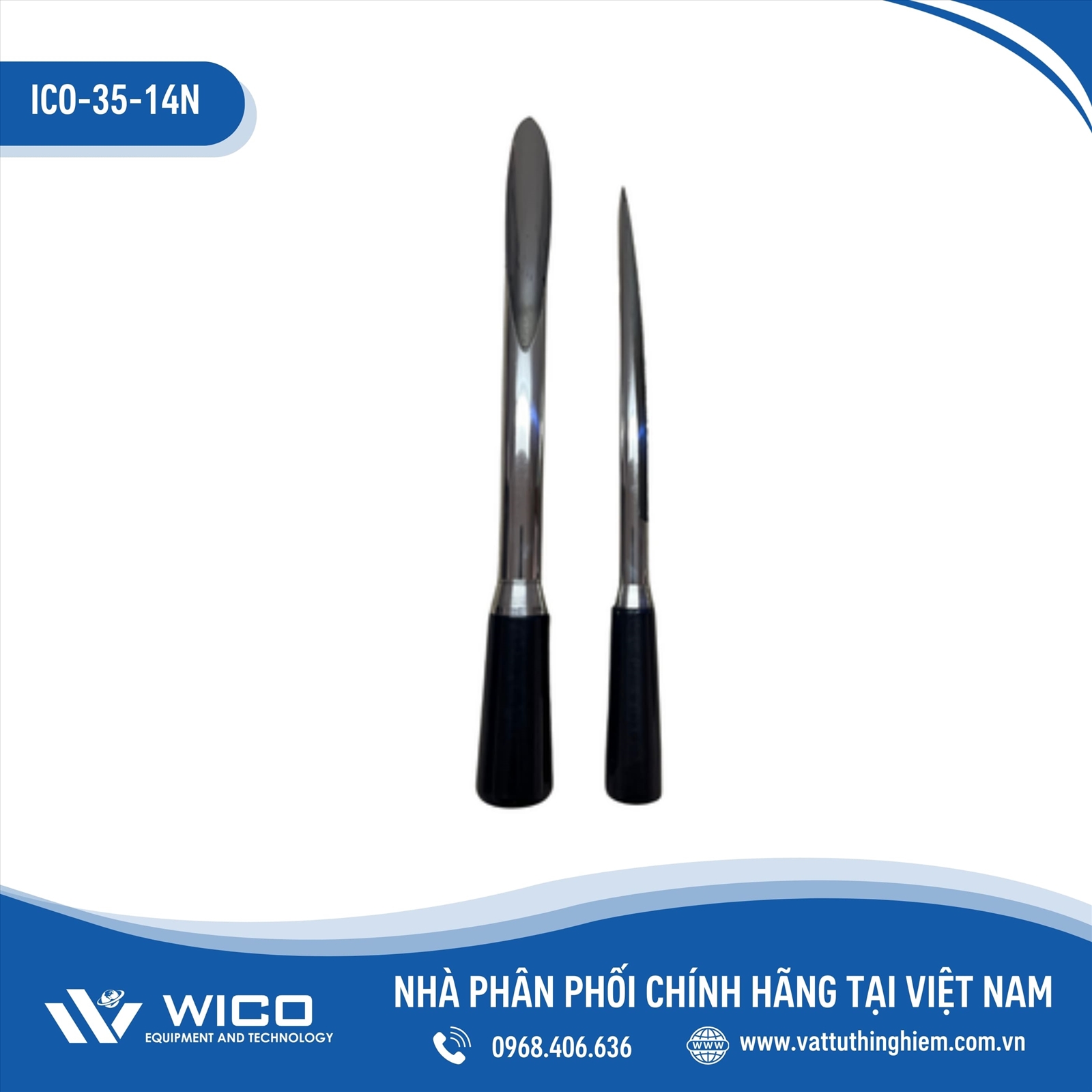 Xiên Lấy Mẫu ICO-35-14N | Công Dụng Lấy Mẫu Bột & Hạt Nhỏ