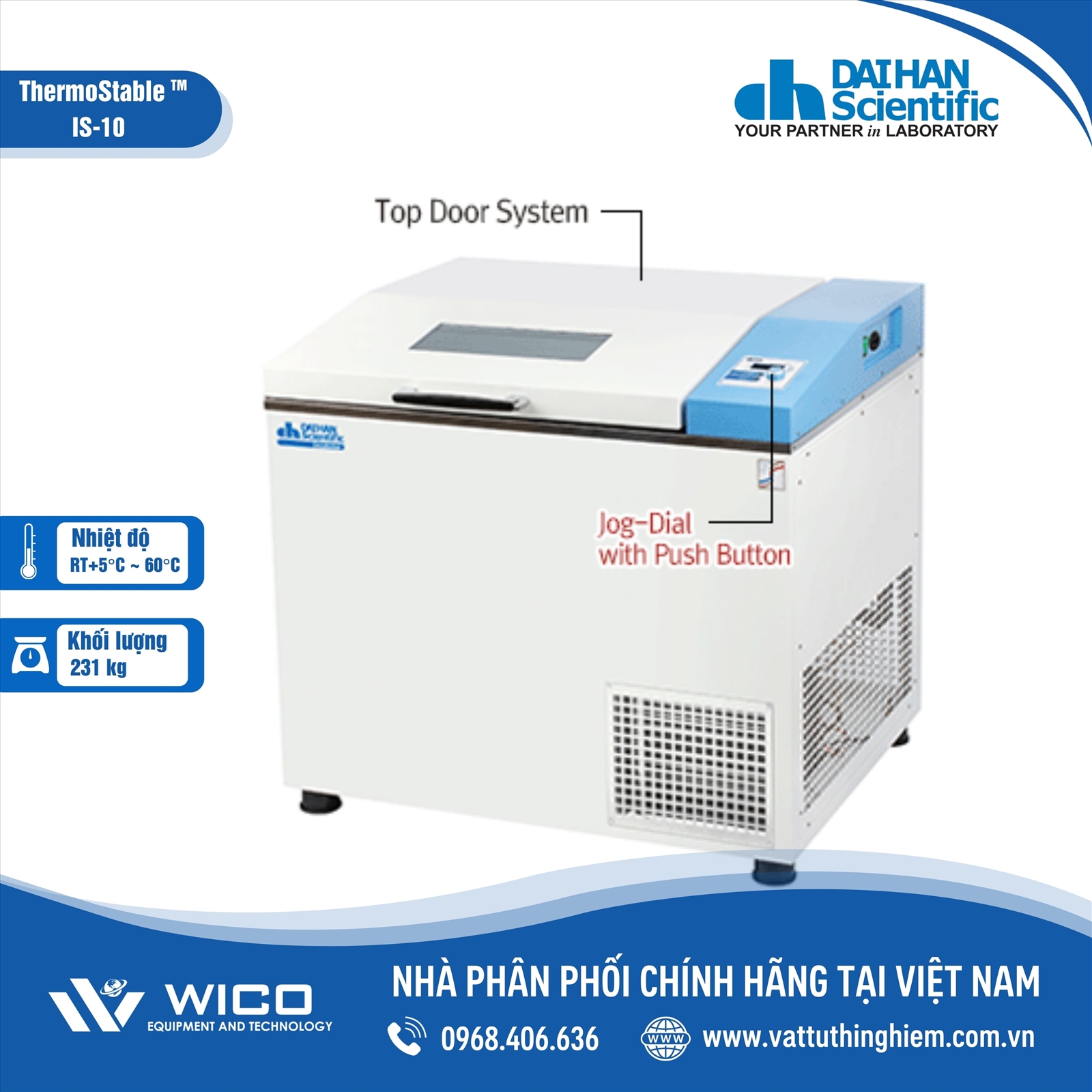 Tủ ấm lắc Daihan IS-10