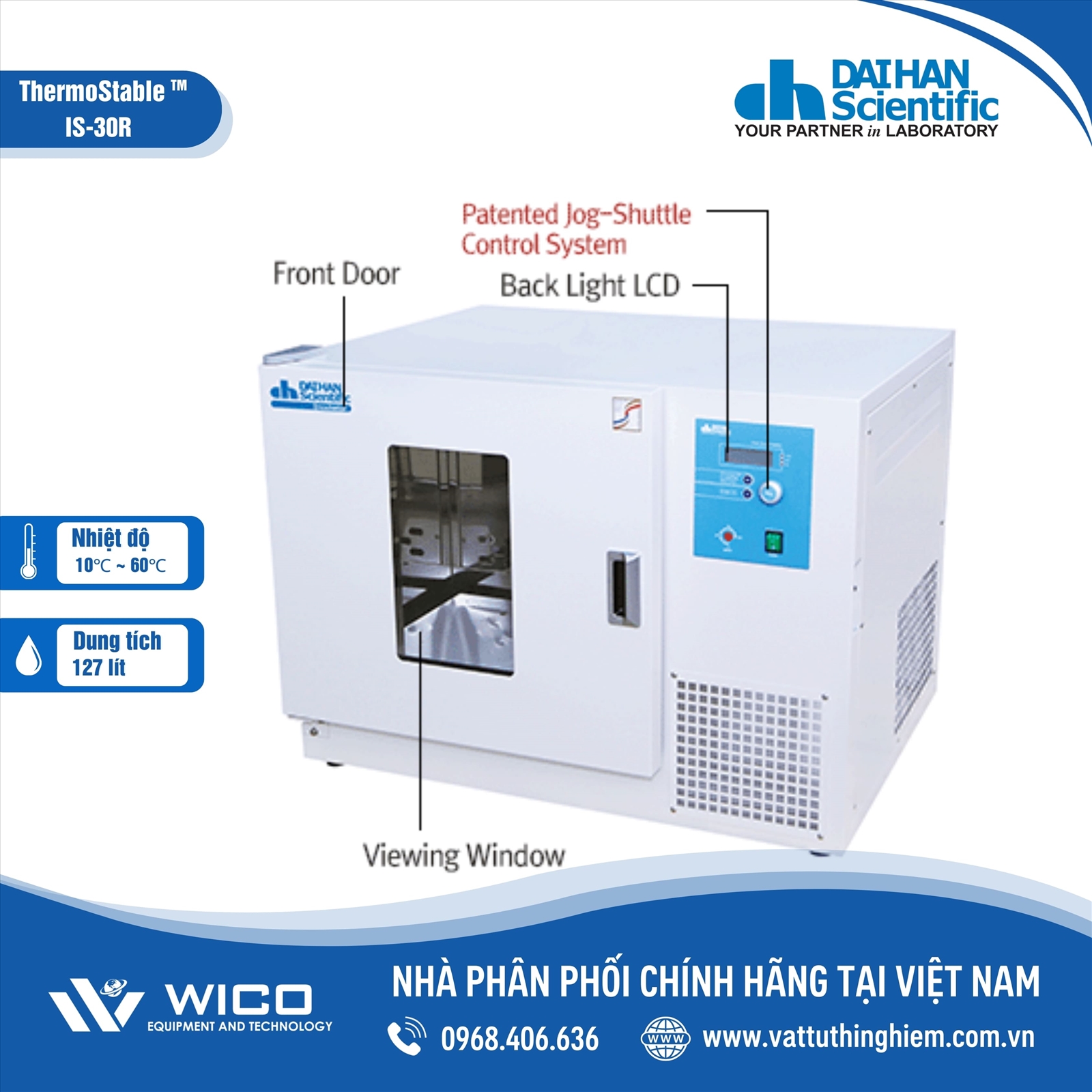 Tủ ấm lạnh lắc Daihan IS-30R