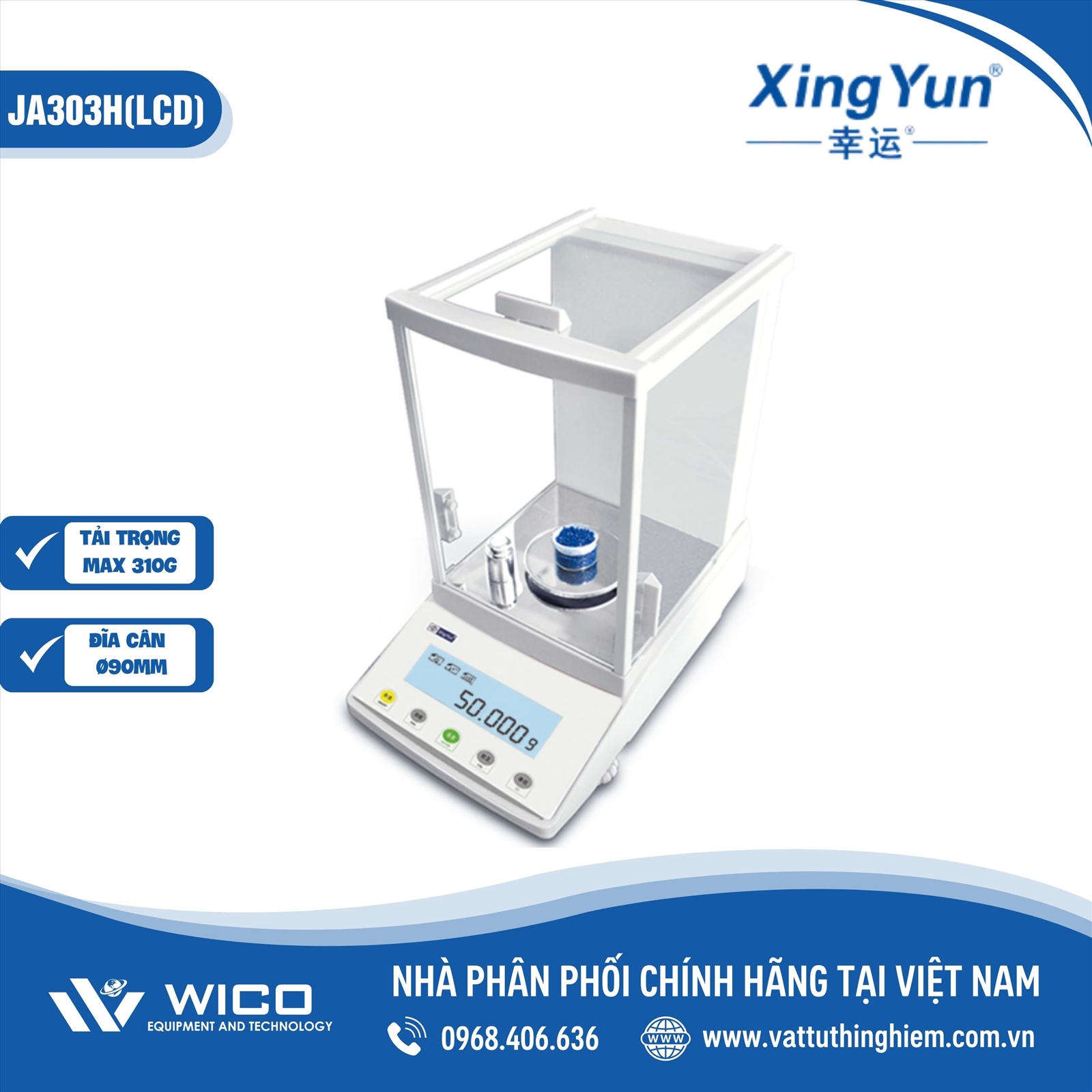 Cân phân tích 3 số lẻ XingYun JA303H | 310g