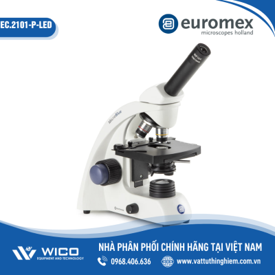 Kính hiển vi 1 mắt phân cực, đô phóng đại 1000 lần Euromex EC.2101-P-LED