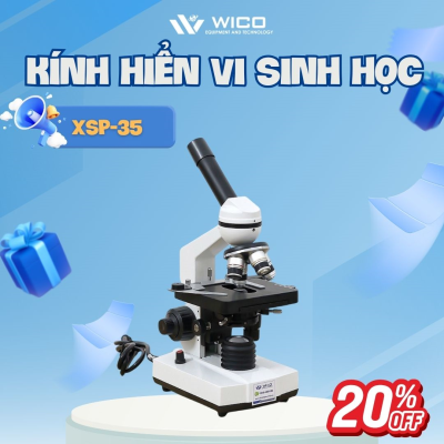 Kính hiển vi 1 mắt phóng đại 1000 lần XSP-35