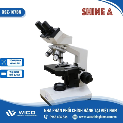 Kính hiển vi 2 mắt 1000 lần và 1600 lần XSZ-107BN (Đèn Halogen)