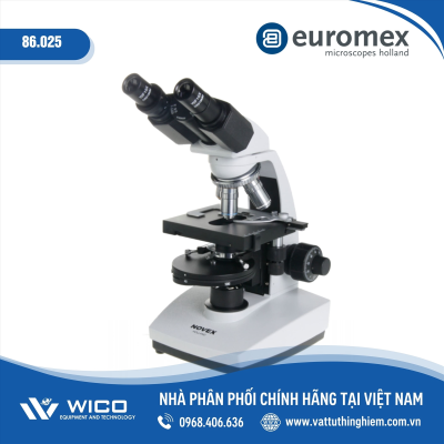 Kính hiển vi 2 mắt 1000X Euromex Hà Lan 86.025