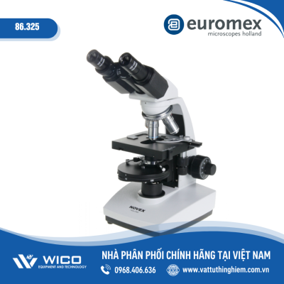 Kính hiển vi phản pha 2 mắt Euromex Hà Lan 86.325 (1000X)
