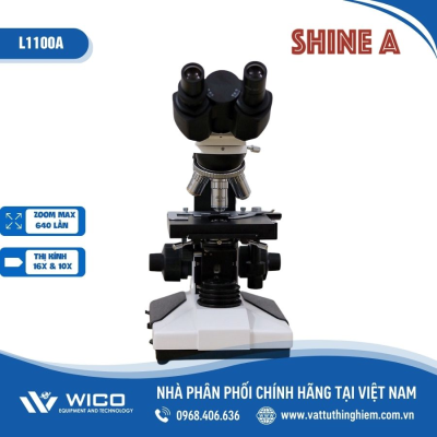 Kính hiển vi sinh học 2 mắt L1100A (1000X và 1600X)